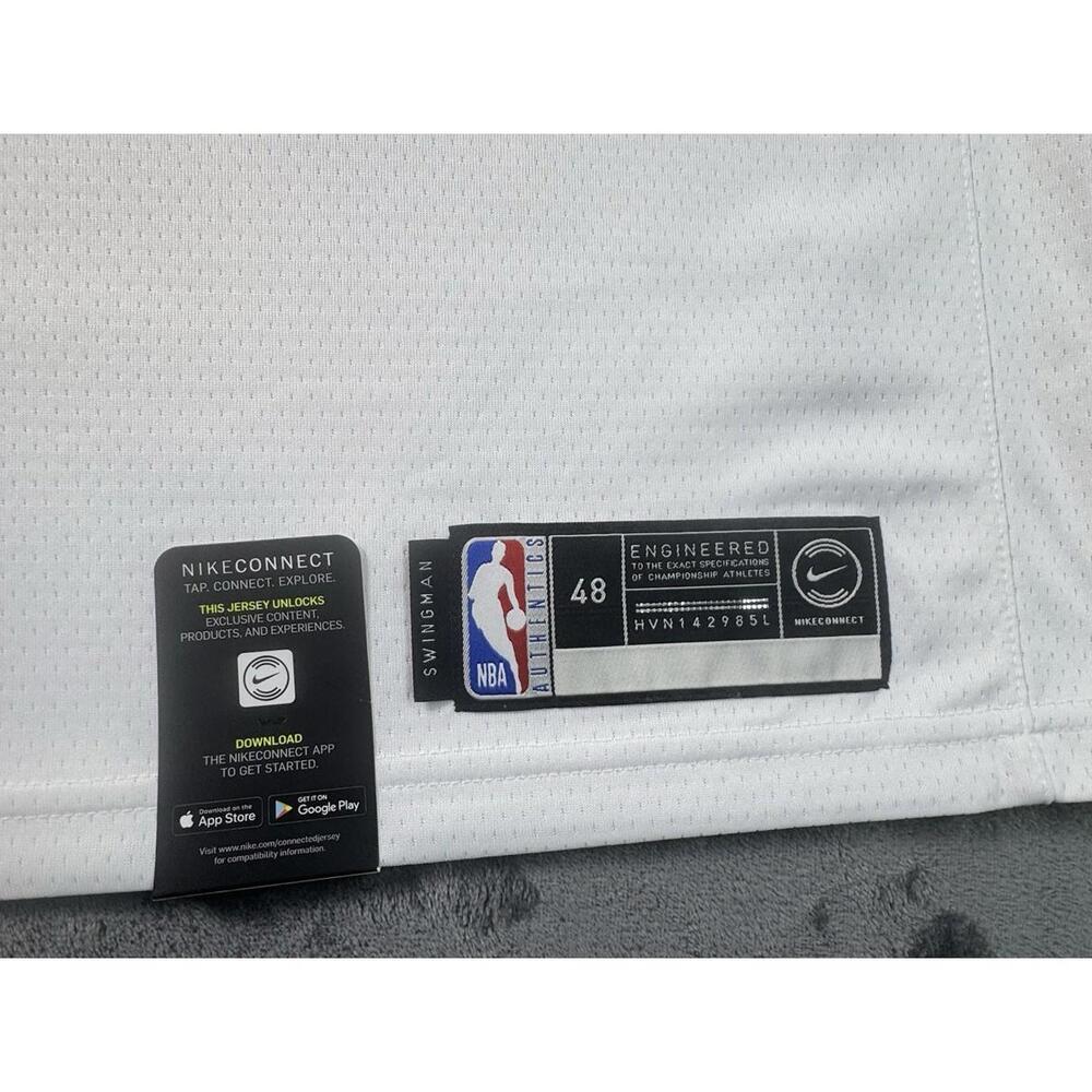 Signed Nike NBA Phoenix Suns Jersey DriFit White Size 48/Large Deandre Ayton NWT - Picture 7 of 13